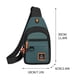 thumbnail image 2 of Puntoco Bolso de Cintura de Moda Bolso de Mensajero Informal de Gran Capacidad para Hombres y Mujeres Bolso de Cintura para teléfono móvil para Hombres, Almacenamiento en el hogar, 2 of 2