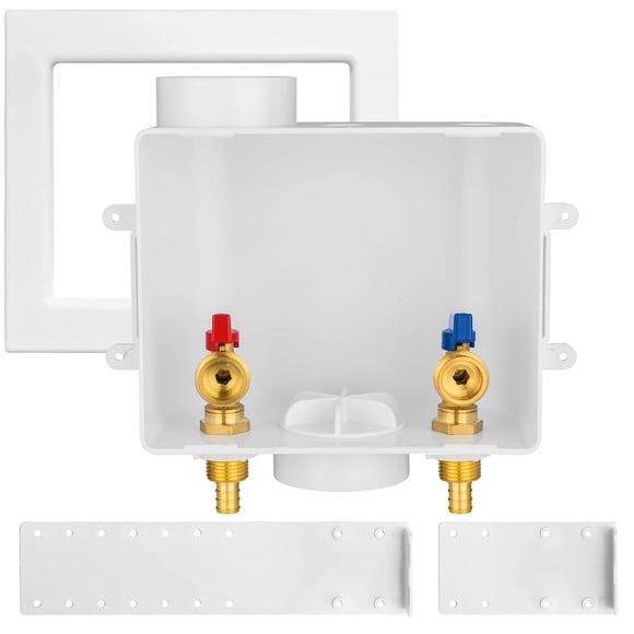 Caja de salida para lavadora HeSun WM002 Crimp Pex Inlet de 1/2 pulgada