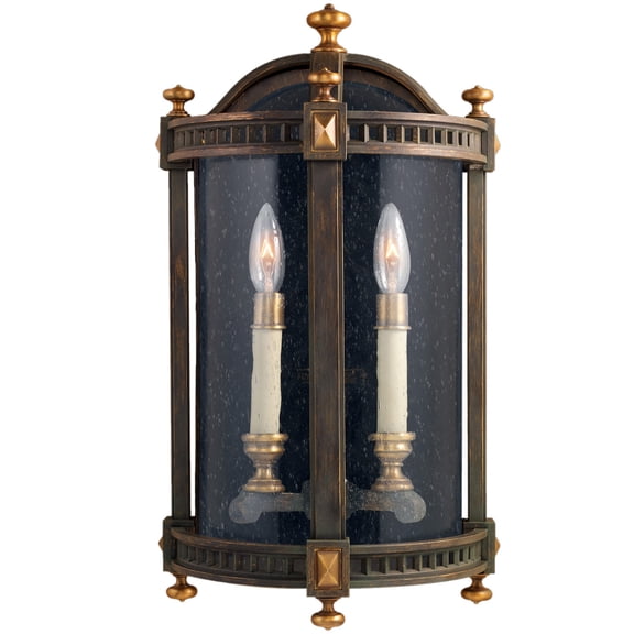 Fine Art Handcrafted Lighting 565081ST Beekman Place Two-Light Outdoor Wall Sconce -