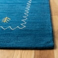 thumbnail image 3 of Safavieh Himalaya Yvonne Solid Wool Area Rug, Blue, 6' x 9', 3 of 10