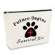 thumbnail image 1 of Future Doctor Gift Bolsa De Maquillaje Vet Tech Regalo Para Mujeres Regalo Veterinario Bolsa De Cosméticos Dog Doctor Cumpleaños Regalo De Graduación Para Veterinario Técnico Veterinario Dog Doctor An, 1 of 1