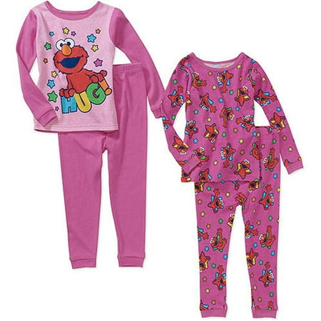 Seasame Street - Baby Girls' Elmo Cotton