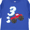 thumbnail image 4 of Inktastic 3rd Birthday Monster Truck Fun Boys or Girls Long Sleeve Toddler T-Shirt, 4 of 5