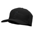 thumbnail image 2 of Dashing Fencer Embroidered Cotton Twill Pro Style Cap - Black OSFM, 2 of 5