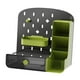 thumbnail image 2 of Organizador de tablero de clavija de escritorio con cajón, tarjetero de gran capacidad, portalápices con accesorios para niños, adultos, oficina, sala Negro, 2 of 7