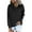 Black, variant on SHE IS Womens Sweatshirts No Hood Hoodies for Women Trendy Summer Tunic Sweatshirts for Women Cotton Cute Tops for Women Going out Green My Orders Placed