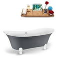 thumbnail image 7 of 68" Streamline N921GLD-GLD Clawfoot Tub and Tray With External Drain, 7 of 7