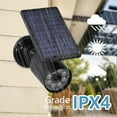 thumbnail image 4 of WaitScher Solar Spotlight Outdoor with Motion Sensor, Enhanced Model 400 Lumen 3600mAh, Reinforced Waterproof Shell Strong Base and Super Bright LED for Yard Driveway Garage Garden, 4 of 5