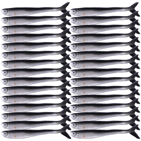 30Pcs/set Slow Floating Lures Soft Swimming Lures Soft Fishing Lures Simulation Loach Baits Wobblers Fishing Lures Loach