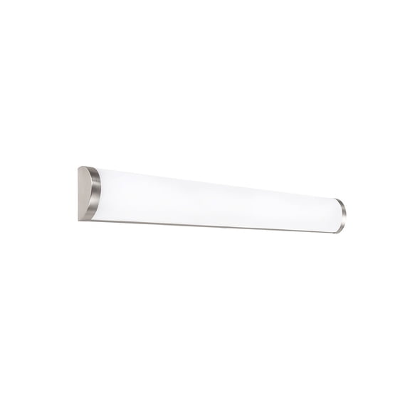 WAC Lighting Fuse 27" 1-Light Aluminum Bathroom Vanity and Wall Light in Nickel