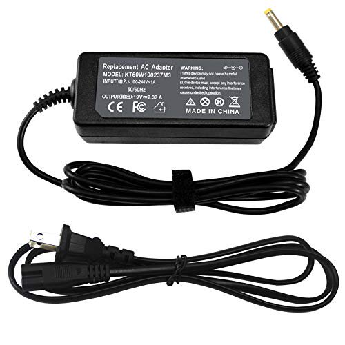 45W AC Adapter Charger for Toshiba Chromebook 2 CB35-B3330 CB35-B3340 CB35-C3300 CB35-C3350 Satellite P25W-C2304-4K P25W-C2300-4K PA3922U-1ARA PA5072U-1ACA PA5072A-1AC3 PA5192U-1ACA 19V 2.37A