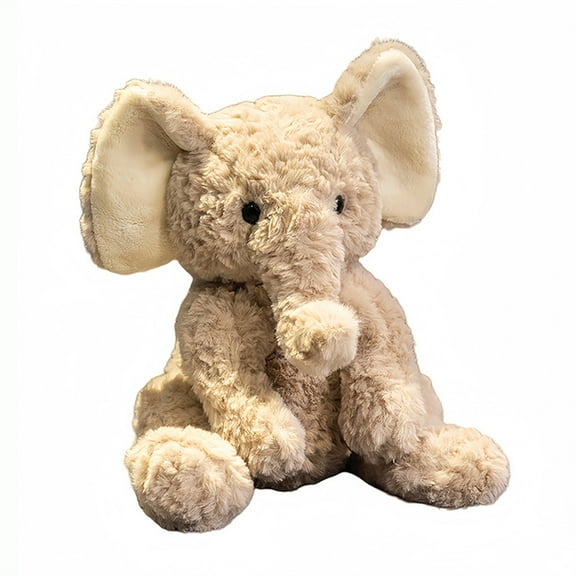 Cuddly Elephant Plush Toy - 11" Soft & Hypoallergenic Stuffed Animal, Christmas Gift for Kids