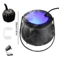 thumbnail image 2 of Halloween Decorations Witch Cauldron Fog Machine Color Changing LED Light Quick Fog Generation Easy Operation for Indoor Outdoor Party, 2 of 3