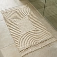 thumbnail image 6 of Beautiful Boho Rug with Tassels for Your Bathroom - Soft 2 x 3 ft. Cotton Rug Fits Perfectly Into Your Bath - Washable, Non-Slip Mat Ideal to Enhance Any Modern Home Decor, 24 x 36 inch, 6 of 10