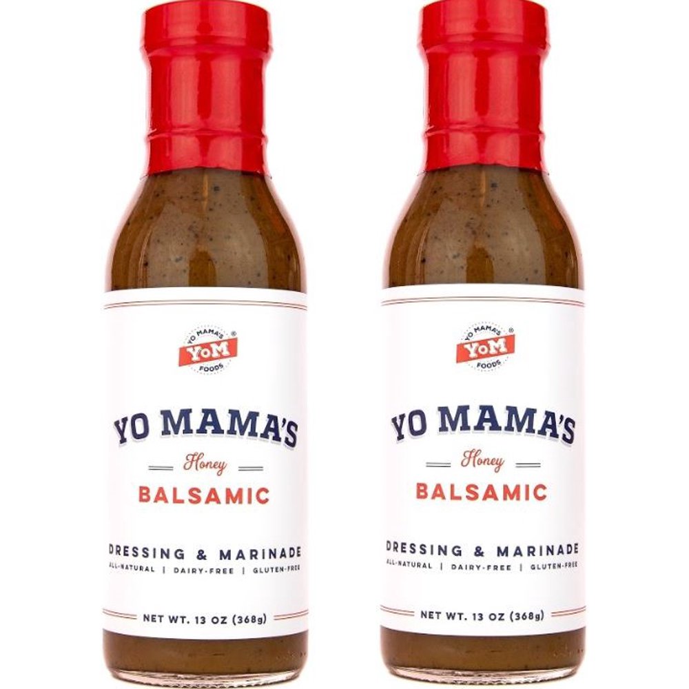 Yo Mama's Foods' Natural Balsamic Vinaigrette Salad Dressing and
