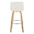 thumbnail image 6 of LumiSource Santi 30" Fixed-Height Barstool - Set of 2, 6 of 9