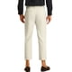 thumbnail image 3 of Pantalones de vestir recortados de hombre con pliegues frontales y ajuste slim fit en color beige 38, 3 of 5