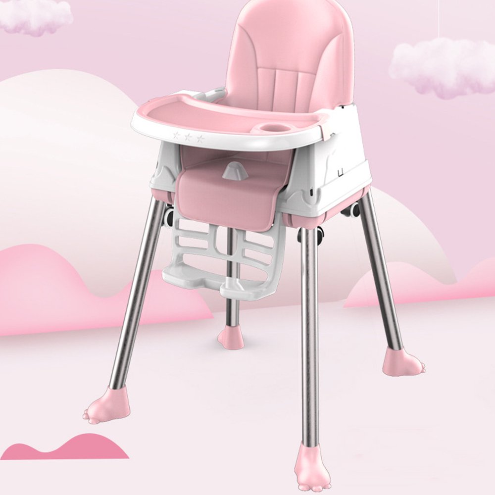 3 in 1 Adjustable 34 Inch Soft Cushion Baby High Chair，Table