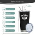 thumbnail image 2 of Retirement Gifts For Men 2024, Funny Retirement Gifts, Retired Gifts For Men, Best Retirement Gift Ideas, Retirement Gifts For Men Coworkers 20oz Stainless Steel Tumbler, 2 of 6