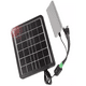 thumbnail image 4 of Panel Solar 8W Portátil USB Cargador IP65 BLOOSOM color negro, 4 of 4