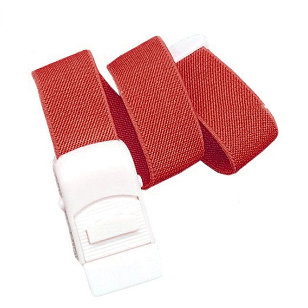 ABS Snap Tourniquet Medical Emergency Buckle Band Outdoor First Aid Accessory red