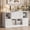White, variant on Laisnet 8 Cube Storage Organizer with Sliding Doors, Wooden Bookcase Cabinet for Living Room Office, White