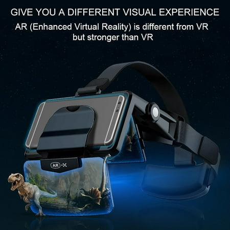 Comaie For Fiit Vr Ar X Glasses Helmet 3d Vr Glasses Virtual Reality Headset For Smartphone Cardboard Casque Phone Android 4 7 6 3 Inch Cell Phone Walmart Canada