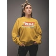 thumbnail image 2 of Bsa The Most Popular Motorcycle Sweatshirt Women -BSA Designs, Female 3X-Large, 2 of 4