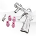 thumbnail image 1 of Kit de chorro de arena de aire portátil, Kit de puntas de boquilla, eliminación de óxido, abrasivo de sifón, herramientas eléctricas de chorro de aren Establecer un Macarena Blaster de arena de aire, 1 of 7