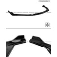 thumbnail image 2 of FITS 2016-2017 HONDA ACCORD GLOSSY BLACK JDM STYLE 3PC FRONT BUMPER LIP SPLITTER, 2 of 4