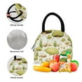 thumbnail image 3 of ALAZA Backpack Set Green Mushrooms Elementary School Bags Student BookBag with Lunch Bag, 3 of 6