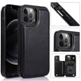 thumbnail image 3 of ER Funda tipo billetera iPhone13Promax con tarjetero, soporte de cuero PU C Excelente Rendimiento, 3 of 5