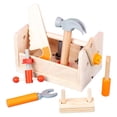 thumbnail image 1 of Montessori Wooden Toolbox Toy Screw Assembly Construction Toy Accessory Play Set, 1 of 7