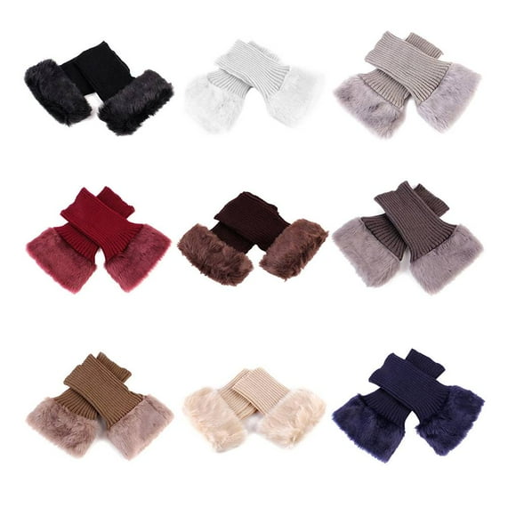 1 Paire Poignets des Chevilles Chaussettes de Démarrage en Tricot Chaud Femmes Bottes tube Chaussettes Couvrent Garniture Jambes Plus Chaudes Chaussettes Courtes Accessoires tube