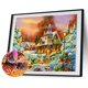 thumbnail image 1 of Cuadros Decorativos Taladro redondo completo Pintura de diamante Casa de nieve Mosaico Dibujo de diamantes de imitación (SZ1266) Tmvgtek embutido en tela, 1 of 6