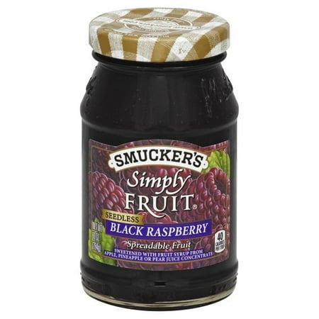 - Smucker's Seedless Black Raspberry Spread, 10-Ounce