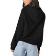 thumbnail image 2 of Ma Croix Womens Casual Tri-Blend Zip-Up Fleece Hoodie Double Lined Hood Sweater, 2 of 6