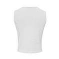 thumbnail image 6 of Drses Women's Tank Tops Women's Spring/Summer Leisure Fashion Solid Color Round Neck Sleeveless Back Womens Summer Tops, 6 of 6
