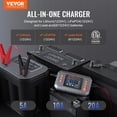 thumbnail image 3 of VEVOR 20-Amp Smart Battery Charger, Versatile for Lithium LiFePO4 and Lead-Acid (AGM/Gel/SLA) with LCD Display, Trickle Charge, and Desulfation for Cars, Boats, Motorcycles, and Lawn Mowers, 3 of 12