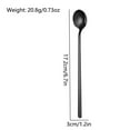 thumbnail image 4 of TOP-MAX 8PCS Mini Coffee Stirring Spoons Dessert Scoop Stainless Steel Teaspoons Titanium Gold, 4 of 8