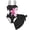 Black, variant on Linfrsh Girls One Piece Swimsuits Crossback Swimwear Beach Bathing Suit(Blue,7-8 Years)