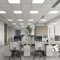 thumbnail image 3 of 10-Pack White Ceiling Panel 4ft x 2ft (48in x 24in), Waterproof and Fireproof PVC Smooth Drop Ceiling Tile, 3 of 7
