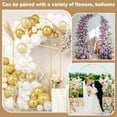 thumbnail image 2 of Metal Arch Backdrop Stand 2M/6.6FT Gold Wedding Arch Balloon Arch Stand,Garden Arch Frame for Wedding Birthday Party Balloon Flower Arch Decoration, 2 of 7