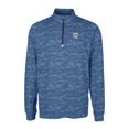 thumbnail image 2 of Men's Cutter & Buck Navy Butler Bulldogs Traverse Camo Print Stretch Quarter-Zip Pullover Top, 2 of 3