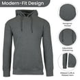 thumbnail image 2 of Mens Fleece Lined Pullover Hoodie And Jogger Set (S-3XL), 2 of 5