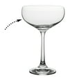 thumbnail image 2 of Trudeau Quartz Coupe Champagne Glasses, Set of 2 – 6 oz / 180 ml, Lead-Free Crystalline, Glassware, 2 of 7