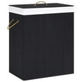 thumbnail image 6 of vidaXL Collapsible Laundry Basket Laundry Bin Dirty Clothes Hamper Bamboo, 6 of 14