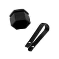 thumbnail image 4 of ZheElen 20Pcs Car Wheel Nut Caps Plastic Waterproof Auto Hub Screw Cover Thread Design Rims Exterior Decoration Good Sealing Black 1Set, 4 of 6
