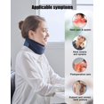 thumbnail image 2 of Collarín cervical, soporte para cuello, talla M, azul, 2 of 8