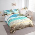thumbnail image 2 of Manfei White Cloud 7-Piece Twin Bedding,Blue Sea Wales Bedding Comforter Set,Colorful Stars Reversible, 2 of 8